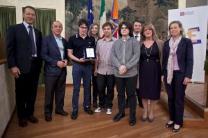 Gli studenti dello Scientifico Antonelli di Novara premiati da Boniperti